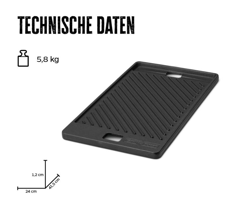 Grillfürst Independence P530G Gasgrill mit XXL Infrarotbrenner, Heckbrenner und Gusseisenrosten - X-DEAL inkl. Gussplatte & Drehspieß