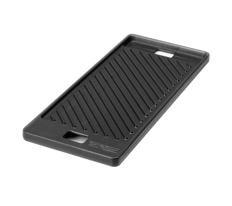 Grillfürst Grillplatte Gusseisen für Videro G3/G3-S und G4/G4-S bis Modell 2020, auch für G2-S Vario+ und G3-S Vario+ geeignet, 44,5 x 19,2 cm
