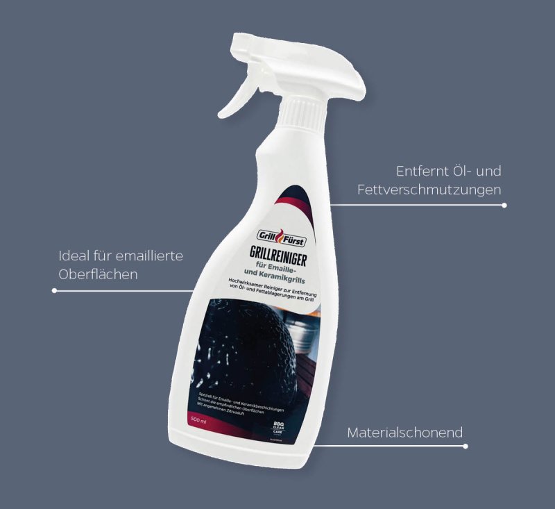 Grillfürst Grillreiniger für Emaille, Keramikgrills und emaillierte Roste - 500 ml