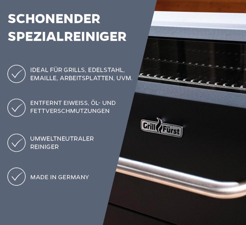 Grillfürst Grillreiniger für lackierte und pulverbeschichtete Oberflächen - 500 ml