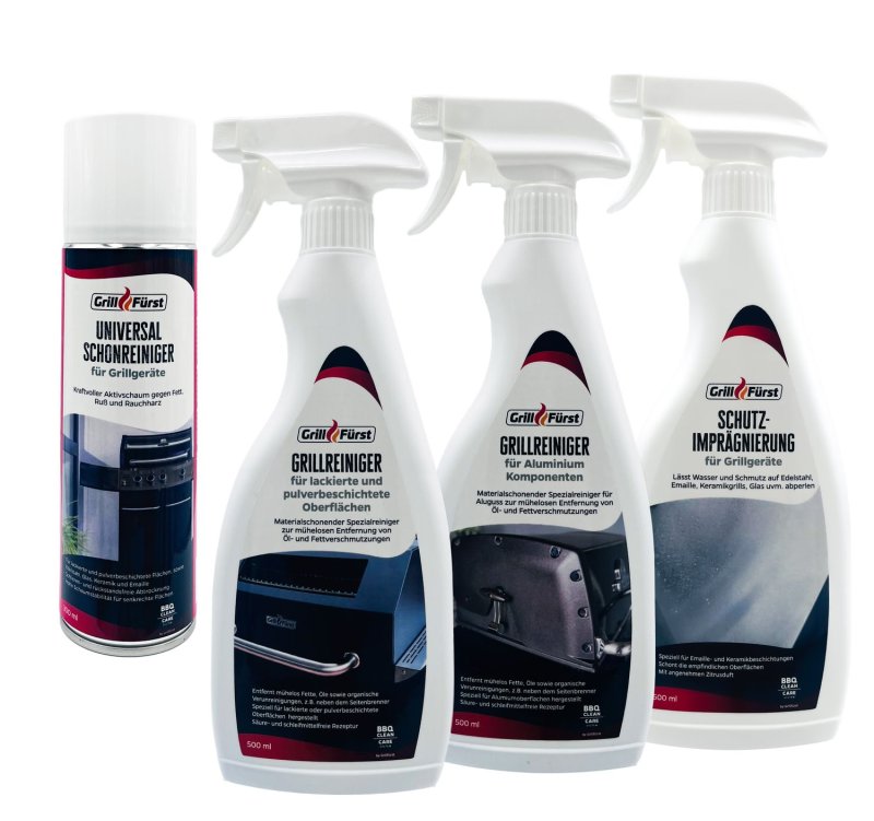 Grillfürst Grillreiniger-Set für Outdoor Küchen: Broil King Outdoor Küche Baron MOK mattschwarz