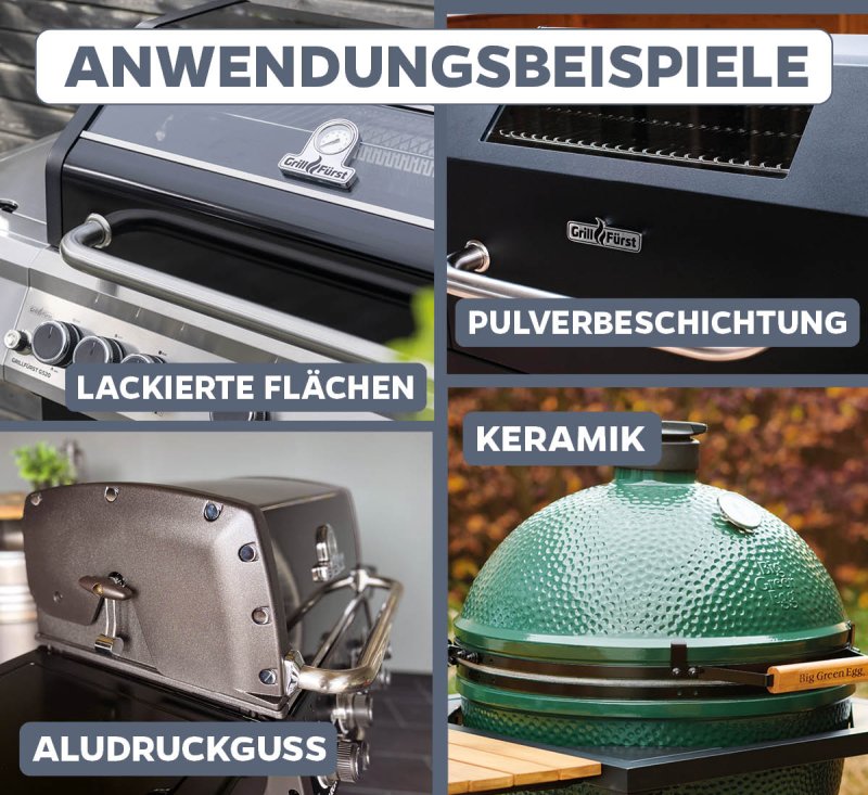 Grillfürst Grillreiniger-Set Napoleon: Phantom - matt schwarze Gasgrills