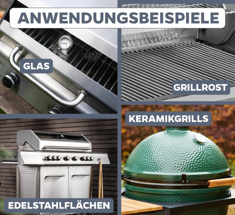 Grillfürst Grillreiniger-Set Rösle: Videro - Grillreiniger und Pflege Set für Edelstahlgrills
