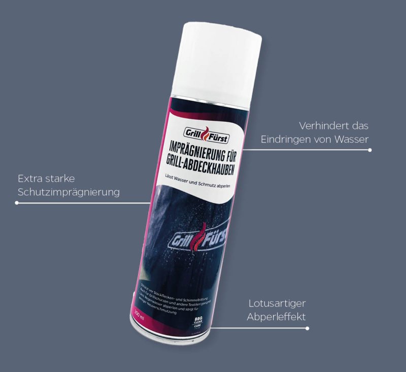 Grillfürst Imprägnierung für Grill-Abdeckhauben - 300 ml - extra starke Imprägnierwirkung