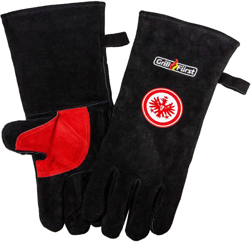 Grillfürst Grillhandschuhe Leder - Eintracht Frankfurt Edition (Paar)