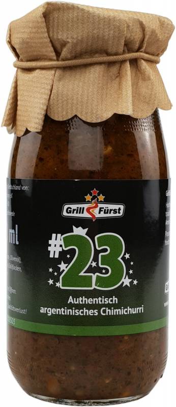 Grillfürst BBQ Sauce No. #23, das authentisch argentinische Chimichurri