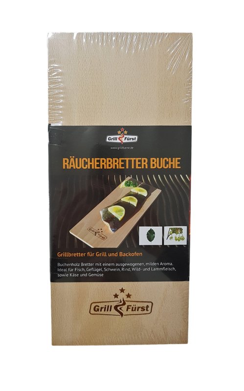 SANTOS Zedernholz Räucherbretter 2er-Set - Für Perfektes Grill-Aroma