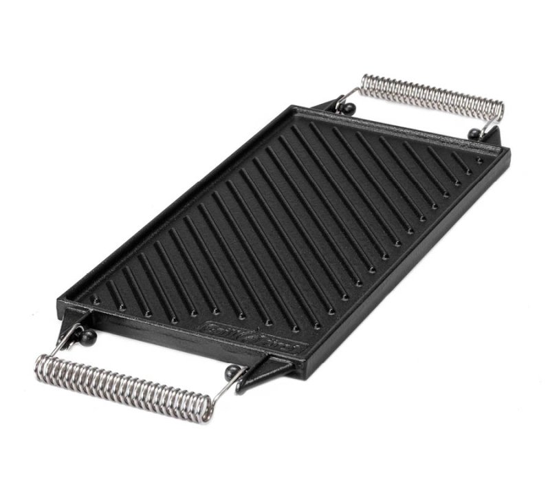 Grillfürst Universal Grillplatte / Wendeplatte aus Gusseisen 35 x 20 cm