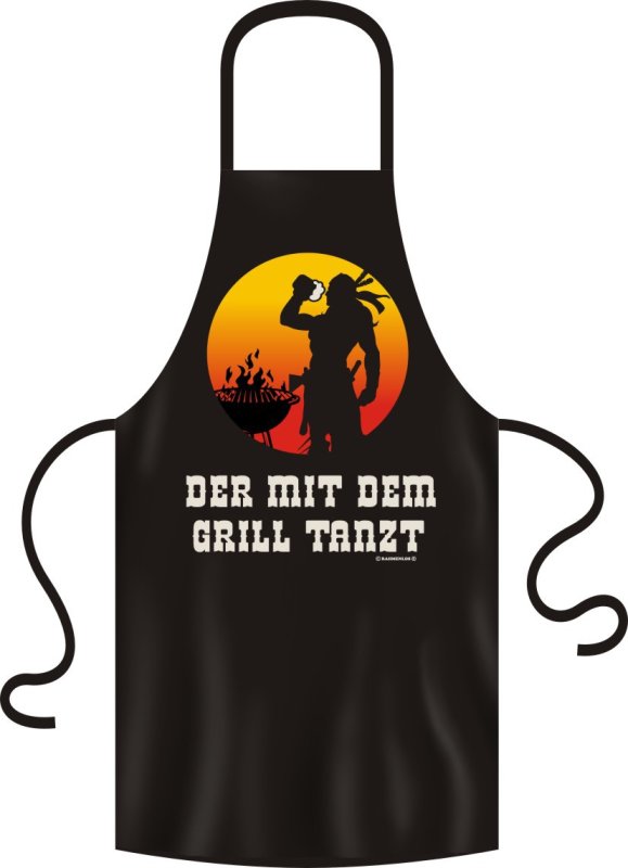 Grillschürze Der mit dem Grill tanzt