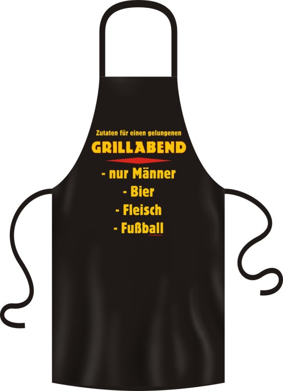 Grillschürze Grillabend