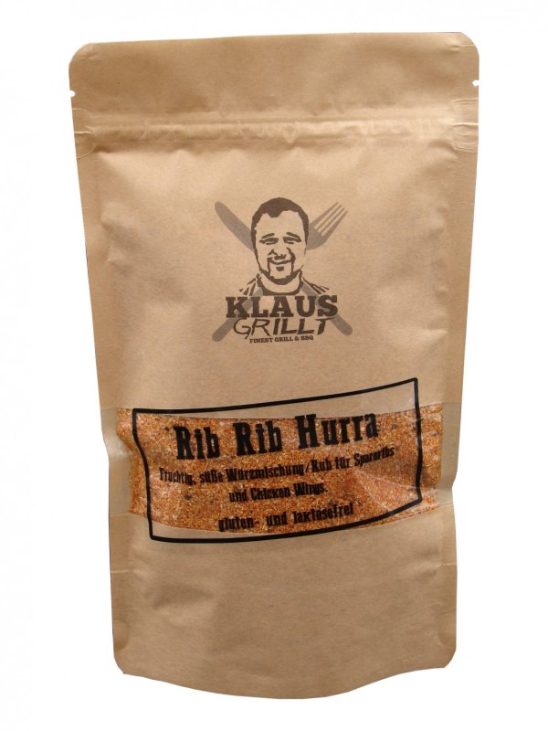 Rib Rib Hurra Rub 250 g Beutel by Klaus grillt