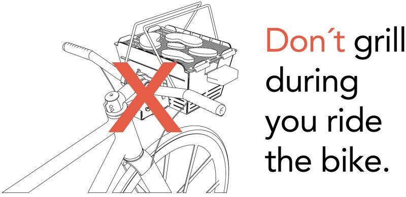 Knister Fahrradhalterung