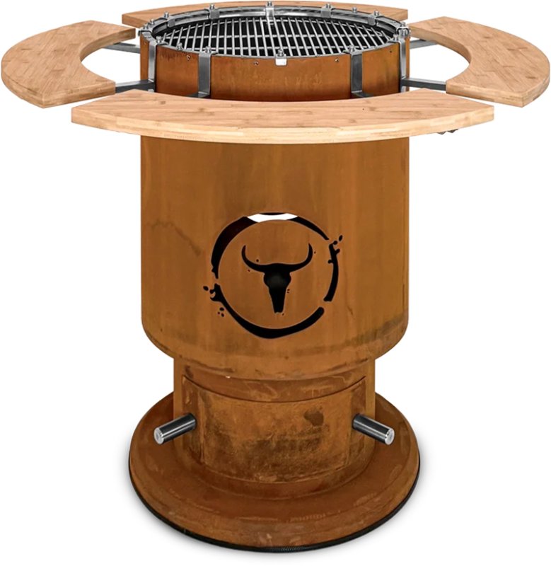 Moesta Bandit 2.0 FirePlace - Ablagebretter Bambus (4er) mit Halterung unten