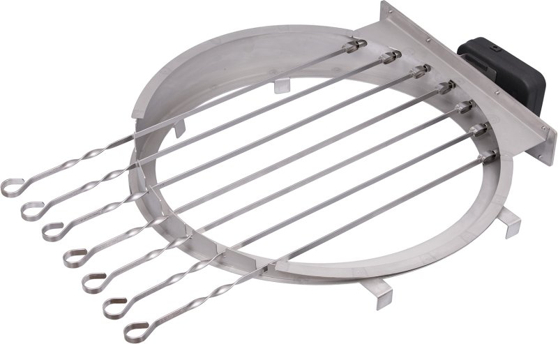 Monolith Edelstahl Grillspieße 67 cm - 7er Set für Rotisserie Classic / 55er Serie