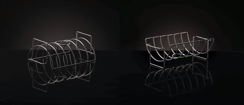 Napoleon 3 in 1 Bratenkorb / Geflügelhalter / Spareribs Halter