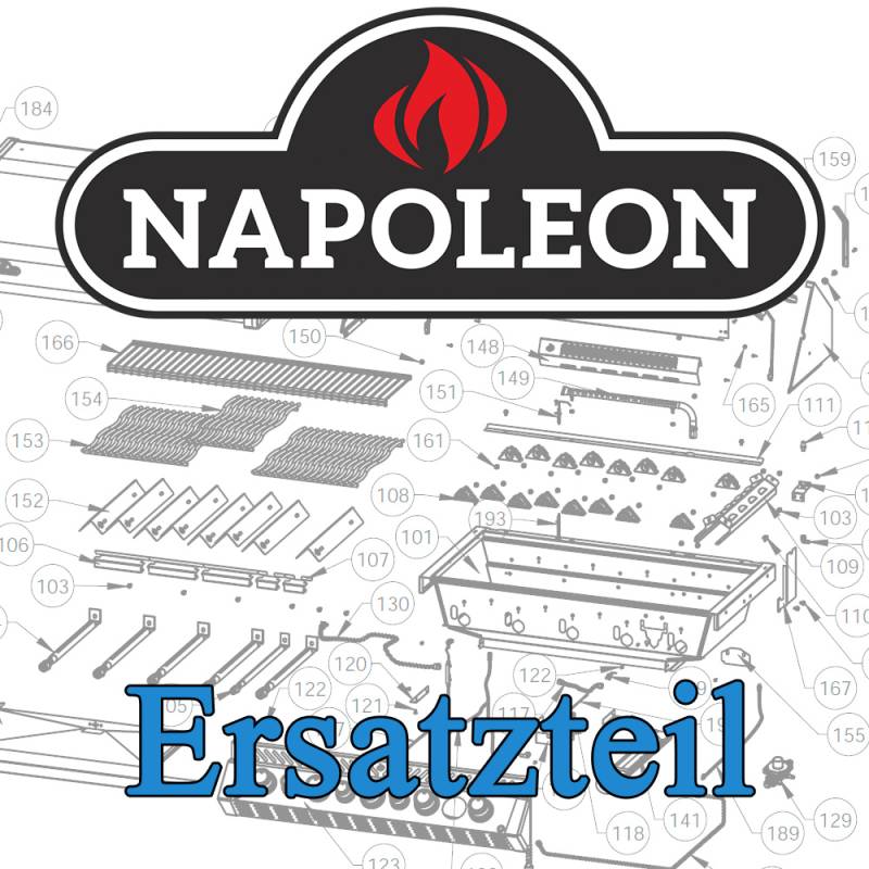 Napoleon Ersatzteil: Gusseisen-Grillrost für 47cm Kugelgrills