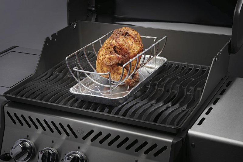 Napoleon 3 in 1 Bratenkorb / Geflügelhalter / Spareribs Halter