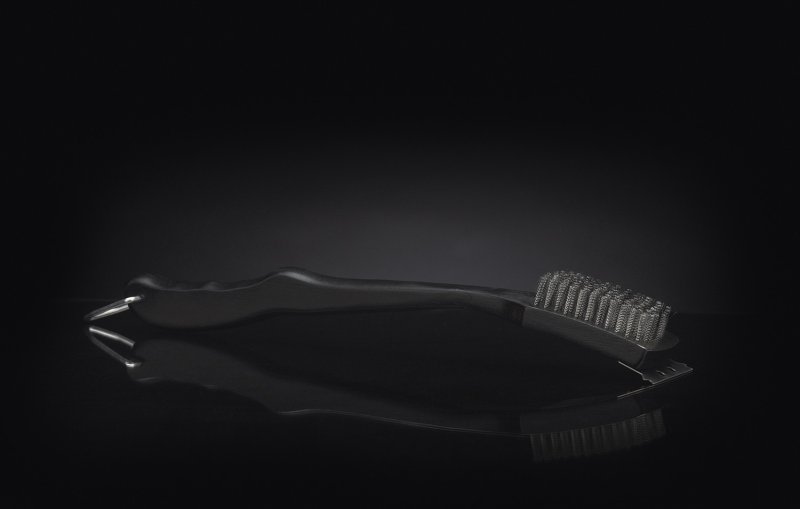 Napoleon Holz Grillbürste mit Edelstahlborsten