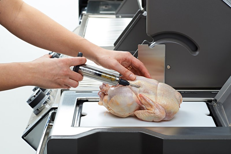 Napoleon Edelstahl Marinadenspritze inkl. 2 Nadeln