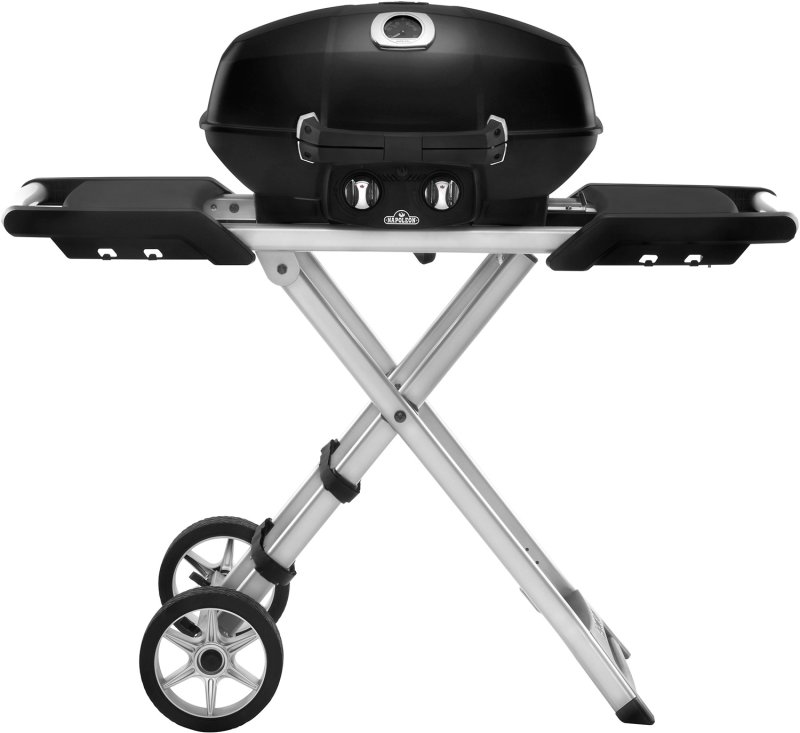 Napoleon TravelQ PRO285 Kompakt Gasgrill Schwarz mit klappbarem Wagen - Modell 2025