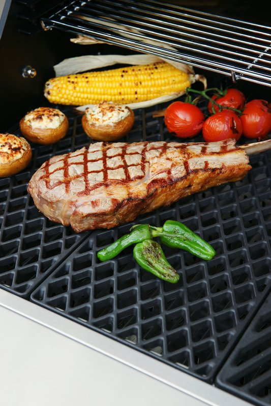Outdoorchef DGS Gusseisen Grillrost für Dualchef Gasgrills / 2 Stück