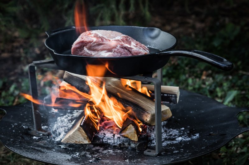 Petromax Feuerpfanne Gusseisen fp35-t mit Stiel