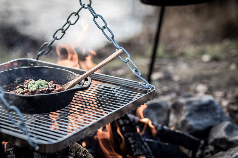 Petromax Feuerpfanne Gusseisen fp20h-t mit zwei Henkeln