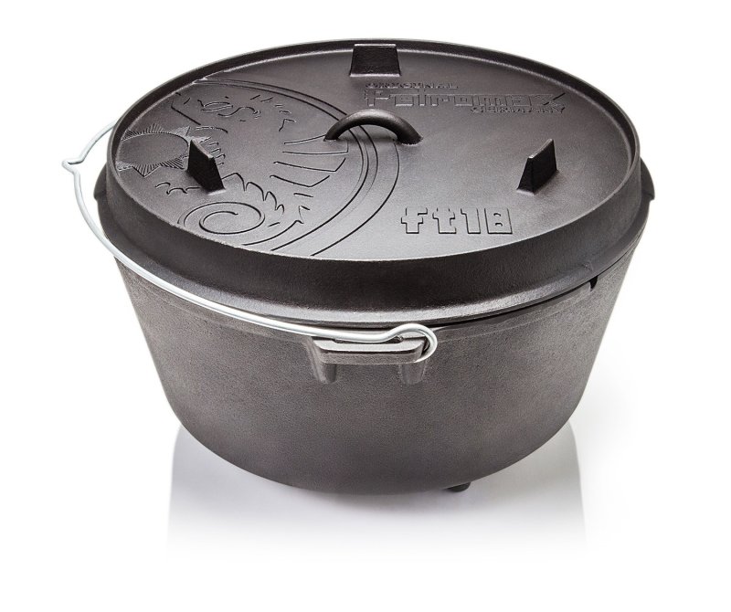 Petromax ft18 Feuertopf Dutch Oven 16,1 l - mit Füssen