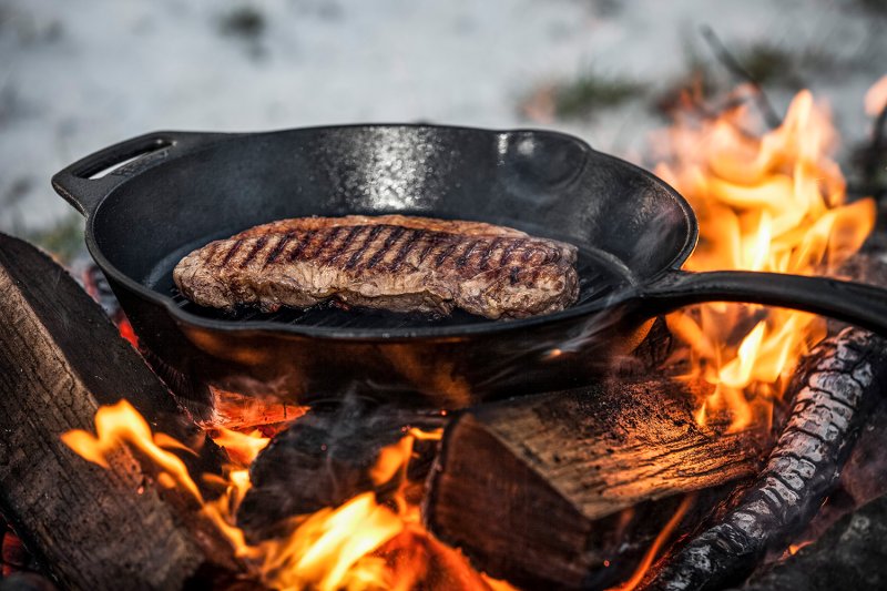 Petromax Grillpfanne Gusseisen gp30 mit Stiel