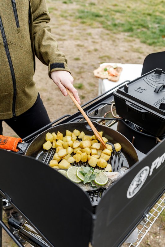 Petromax Grillpfannen Gusseisen gp35 mit Stiel