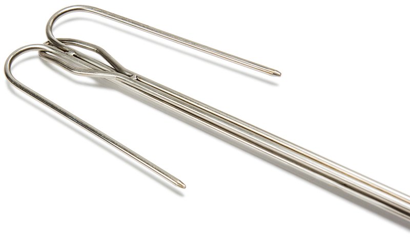 Petromax Lagerfeuer-Spieße (2 Stk.) mit gebogenen Zinken 91 cm