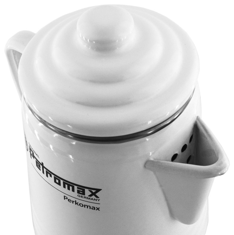 Petromax Tee- und Kaffee-Perkolator / weiß emailliert (1,3 Liter)