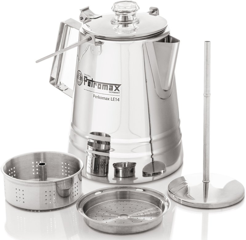 Petromax Perkolator Perkomax le14 / Edelstahl (2,1 Liter)