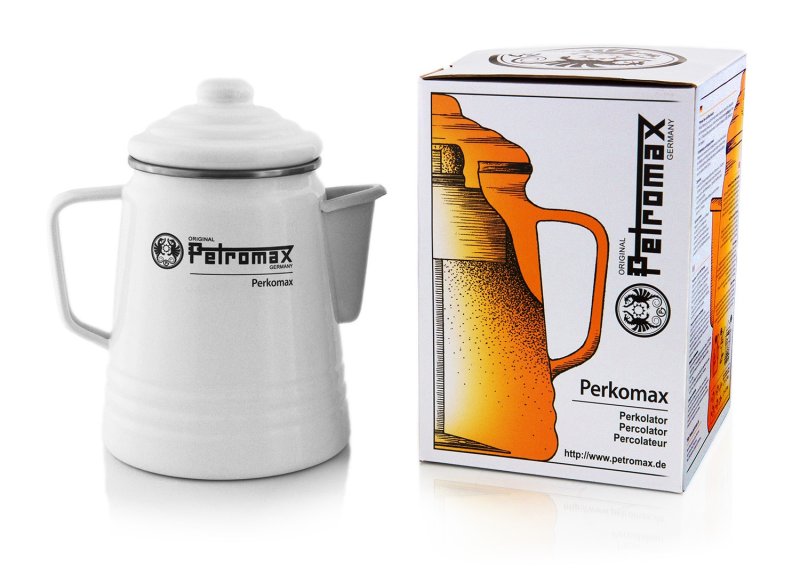 Petromax Tee- und Kaffee-Perkolator / weiß emailliert (1,3 Liter)