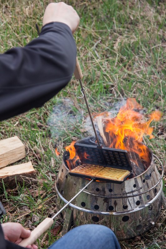 Petromax Waffeleisen lang