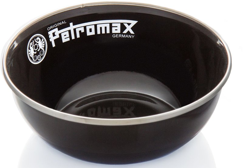 Petromax Emaille Schalen / 600 ml / schwarz, 2 Stück