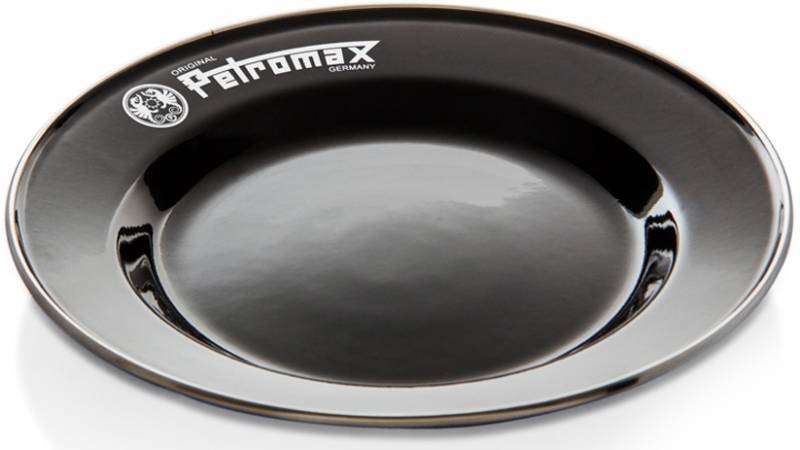 Petromax Emaille Teller / Ø22 cm / schwarz, 2 Stück
