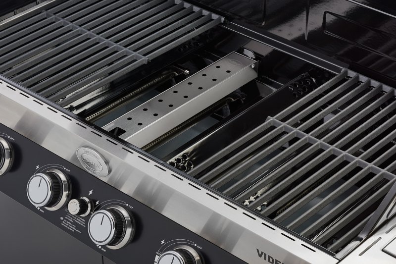 Rösle Edelstahl Räucherbox für Allflame / Videro Gasgrills