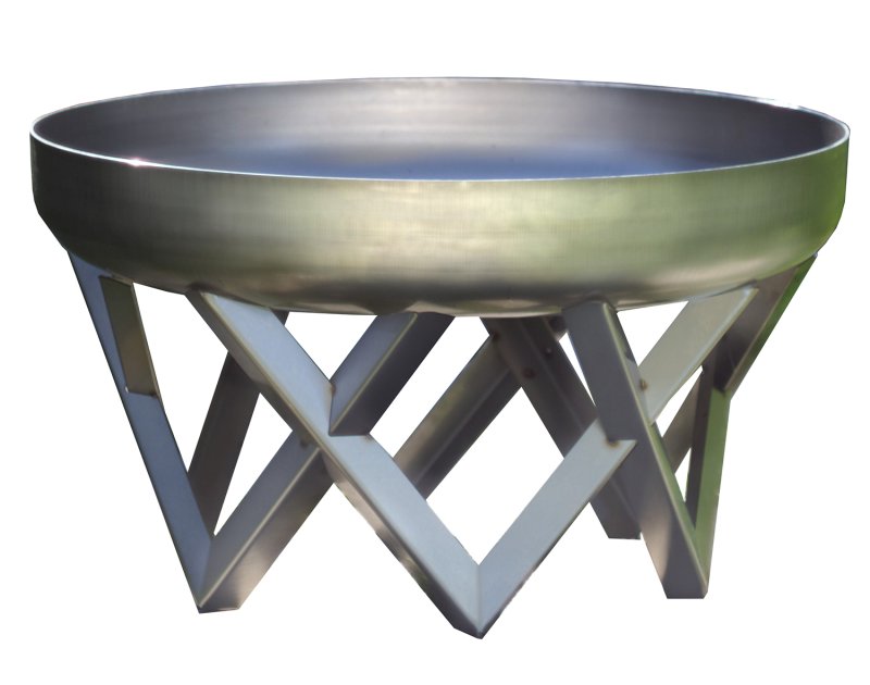 SvenskaV Design Feuerschale Venta XXL - Ø 63 cm - Edelstahl