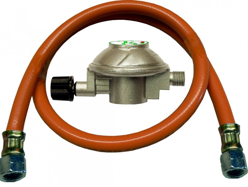 TGO Anschlußgarnitur, Kartusche mit Flaschengeräten 1/4“L (bis 2,2kW), 50mbar