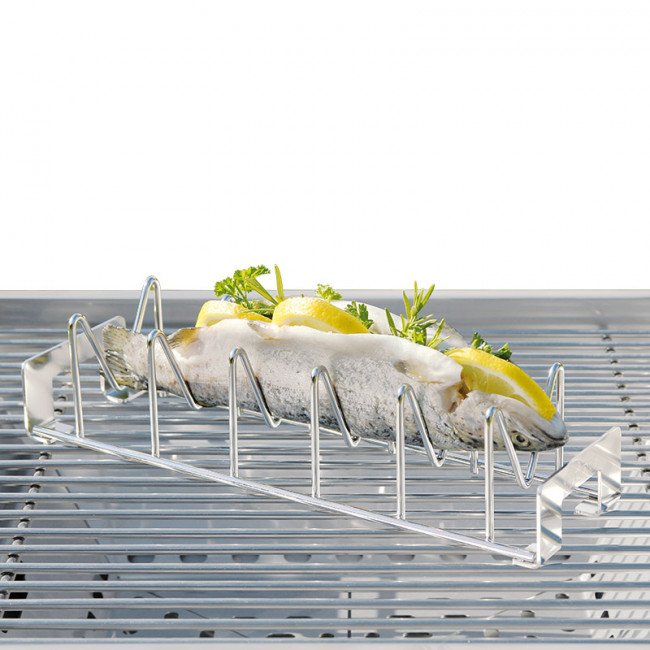 Thüros Edelstahl Spareribs Halter und Fischbräter