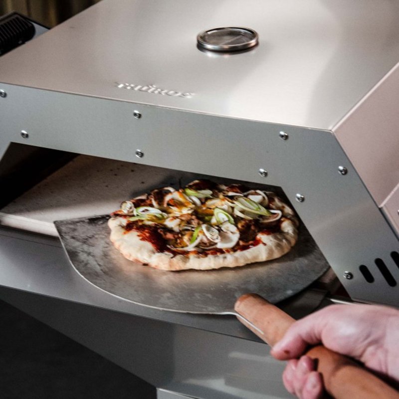 Thüros Pizzaaufsatz / Pizzahaube inkl. Pizzastein und Halter für Thüros T4