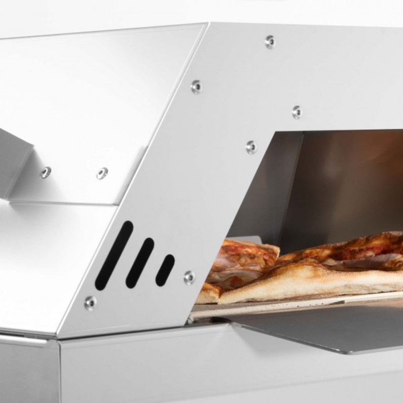 Thüros Pizzaaufsatz / Pizzahaube inkl. Pizzastein und Halter für Thüros T4