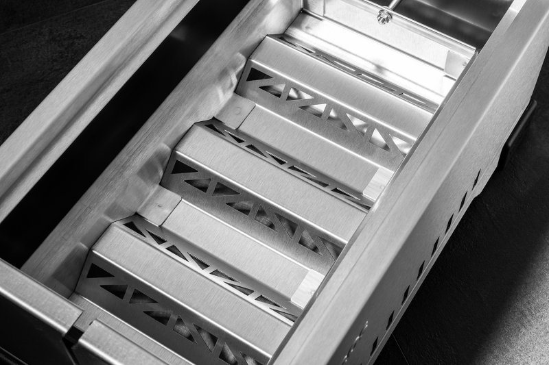 Thüros PRO1 - modularer Holzkohle Tischgrill mit Edelstahlrost