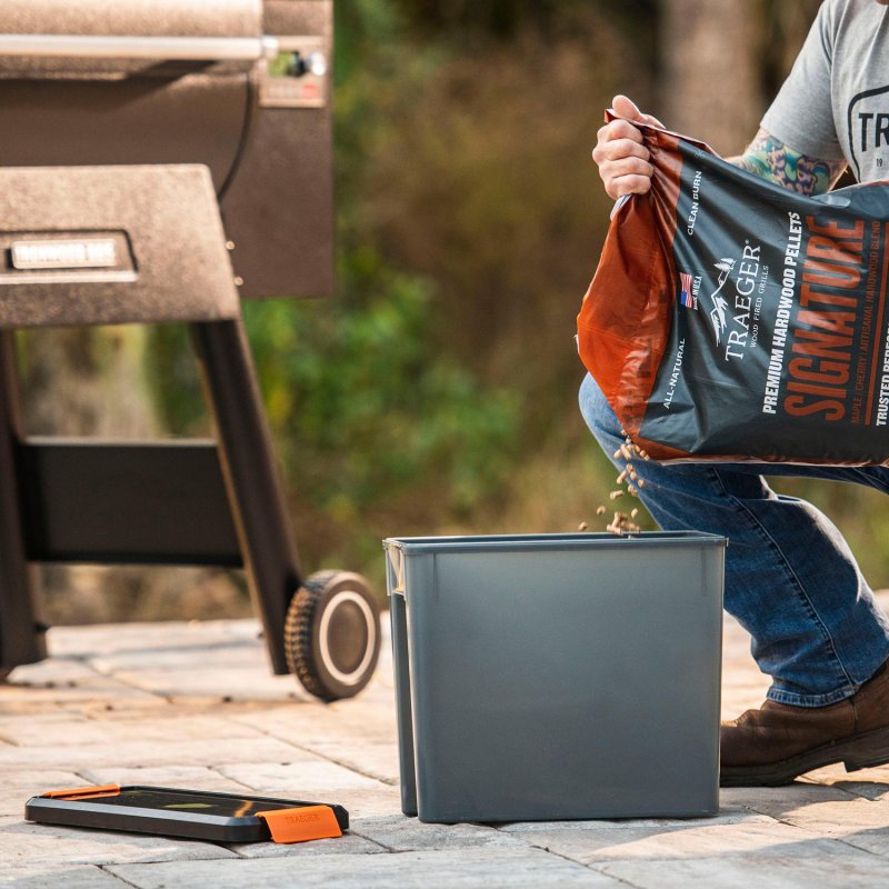 Traeger Staydry Pelletbehälter mit Deckel