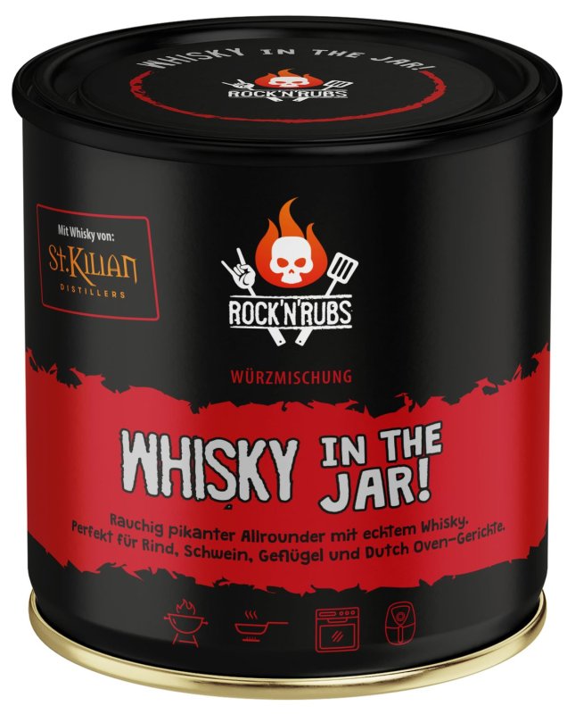 Rock'n Rubs - Whisky in the Jar - BBQ Rub 140 g Dose