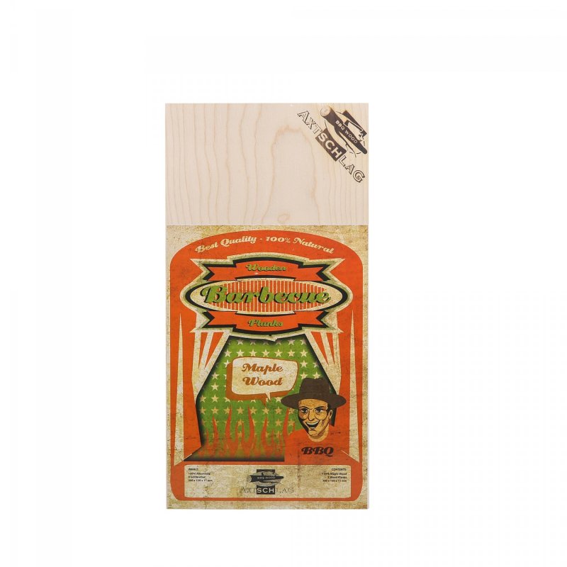 Axtschlag Räucherbretter (Wood Planks) Maple - Ahorn 3er Pack 30 x 15cm