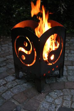 SvenskaV Feuerkorb Yin und Yang XXL