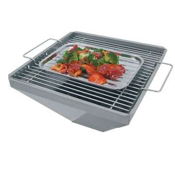 Thüros Grillschale Edelstahl 34 x 24 cm