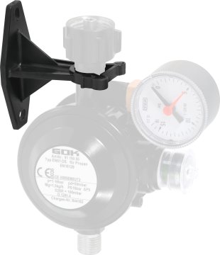 GOK Reglerhalter PA6 schwarz